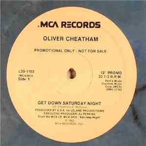 Oliver Cheatham - Get Down Saturday Night