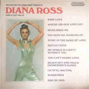 Suzy Miller - Million Copy Hit Songs Made Famous By Diana Ross Sung By Suzy ...