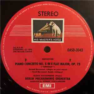 Berliner Philharmoniker - Piano Concerto No. 5 In E Flat Major, Op. 73