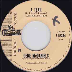 Gene McDaniels With The Johnny Mann Singers - A Tear / She's Come Back
