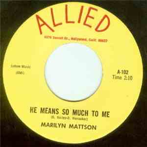 Marilyn Mattson - You Cheated