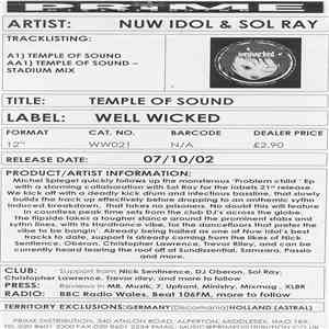 Nuw Idol & Sol Ray - Temple Of Sound