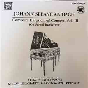 Johann Sebastian Bach, Leonhardt-Consort, Gustav Leonhardt - Complete Harps ...