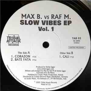 Max B. Vs. Raf M. - Slow Vibes EP Vol. 1