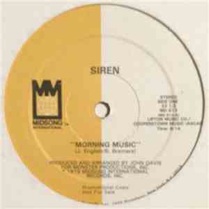 Siren  - Morning Music / Open Up For Love