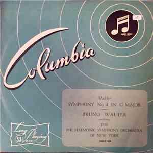 Mahler / Bruno Walter Conducting The Philharmonic-Symphony Orchestra Of New ...