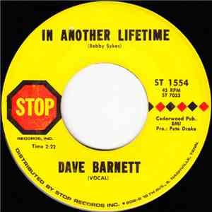 Dave Barnett  - In Another Lifetime / Detour
