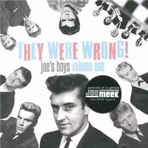 Joe Meek - They Were Wrong! Joe's Boys Volume One