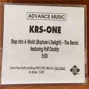 KRS-One - Step Into A World (Rapture's Delight) - The Remix Advance Promo