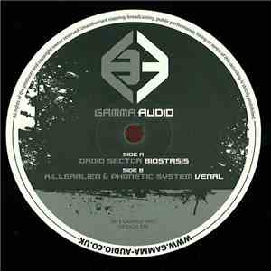 Droid Sector  / Killeralien & Phonetic System - Biostasis / Venal