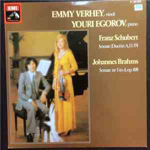 Emmy Verhey, Youri Egorov - Franz Schubert Sonate (Duo)in A,D.574 Johannes  ...