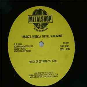 Various -  Metalshop - Radio's Weekly Metal Magazine (Week Of October 19, 1 ...