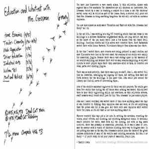 Mrs. Grossman & Marty  - Education And What-not