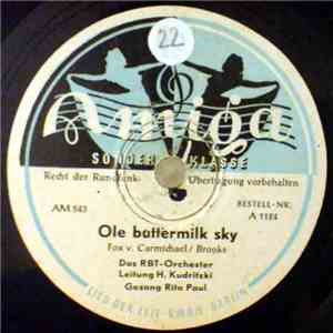Das RBT-Orchester - Ole Buttermilk Sky / Air Mail Special