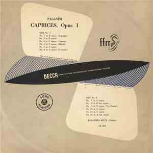 Paganini, Ruggiero Ricci - Caprices, Opus 1