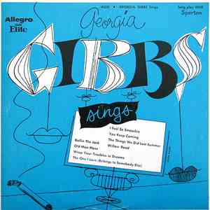 Georgia Gibbs - Georgia Gibbs Sings