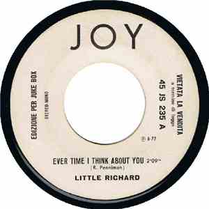 Little Richard / Tony Rallo Orchestra - Every Time I Think About You / Amou ...