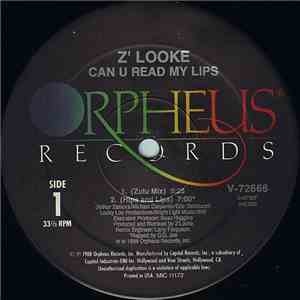 Z'Looke - Can U Read My Lips (Re-mixes January '89)