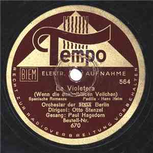 Orchester Der Scala Berlin, Emanuel Rambour M. S. Orchester - La Violetera  ...
