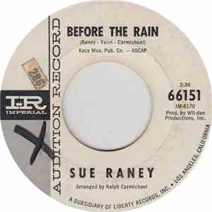 Sue Raney - Before The Rain / Now Is The Hour (Maori Farewell Song)