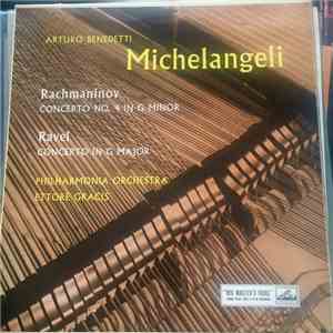 Arturo Benedetti Michelangeli, Philharmonia Orchestra, Ettore Gracis, Rachm ...
