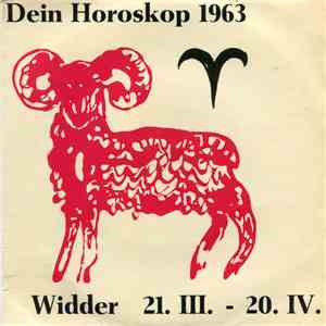 Erika Pluhar - Dein Horoskop 1963 - Widder 21.III - 20.IV.