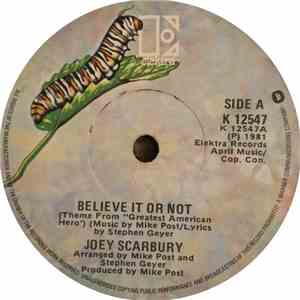 Joey Scarbury - Believe It Or Not (Theme From 