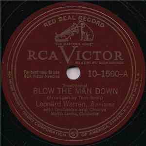 Leonard Warren - Blow The Man Down / The Drunken Sailor
