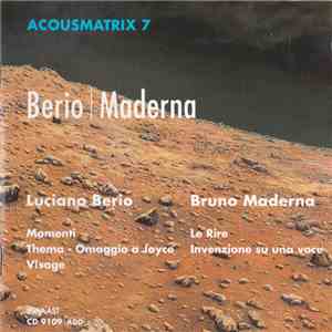 Berio | Maderna - Electronic Works