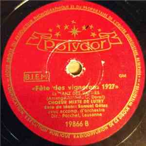 Choeur Mixte De Lutry - Fete Des Vignerons 1927