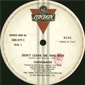 The Communards - Don't Leave Me This Way