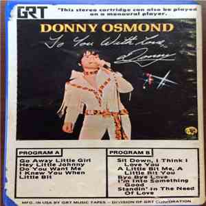 Donny Osmond - To You With Love, Donny