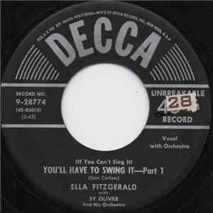 Ella Fitzgerald With Sy Oliver And His Orchestra - (If You Can't Sing It) Y ...