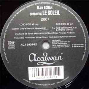 N. De Borah Presents Le Soleil  - 2007