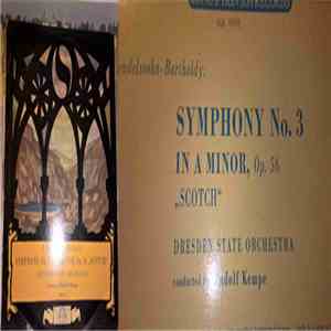 F. Mendelssohn-Bartholdy, Dresden State Orchestra, Rudolf Kempe - Symphony  ...
