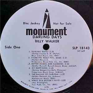 Billy Walker - Darling Days