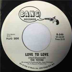 The Thyme - Love To Love
