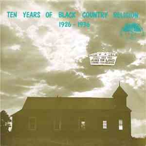 Various - Ten Years Of Black Country Religion 1926 - 1936