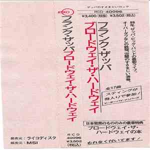 Frank Zappa - Broadway The Hard Way