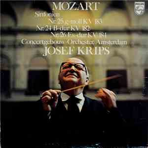 Mozart, Concertgebouworkest, Josef Krips - Symphonie No. 25, No. 24, No. 26