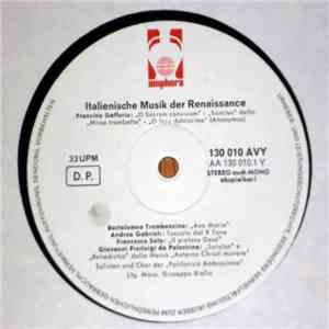 Various - Italienische Musik Der Renaissance