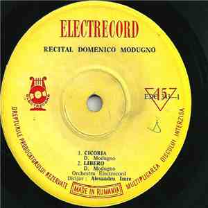 Domenico Modugno - Recital Domenico Modugno