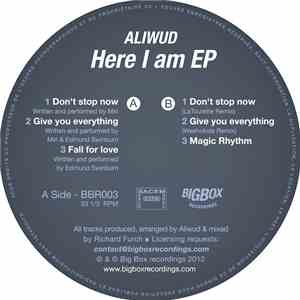 Aliwud - Here I Am EP