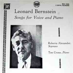 Leonard Bernstein - Roberta Alexander, Tan Crone - Leonard Bernstein Songs