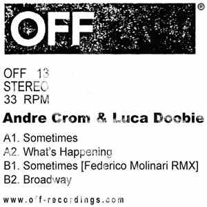 Andre Crom & Luca Doobie - Sometimes EP