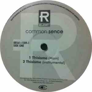 Common Sence - Thisisme / Book Of Life