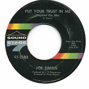 Joe Simon - Put Your Trust In Me (Depend On Me) / Just A Dream