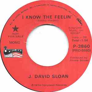 J. David Sloan - I Know The Feelin'