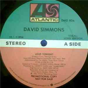 David Simmons  - Love Tonight