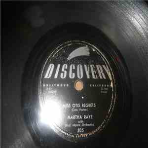 Martha Raye - Miss Otis Regrets / Life's Only Joy